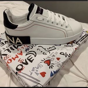 Dolce & Gabbana white sneakers
